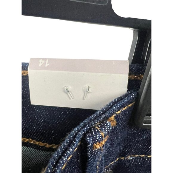 Denizen From Levis Women's Mid-Rise Denim Shorts Sz 14 Frayed Hem Casual Summer - Picture 10 of 10